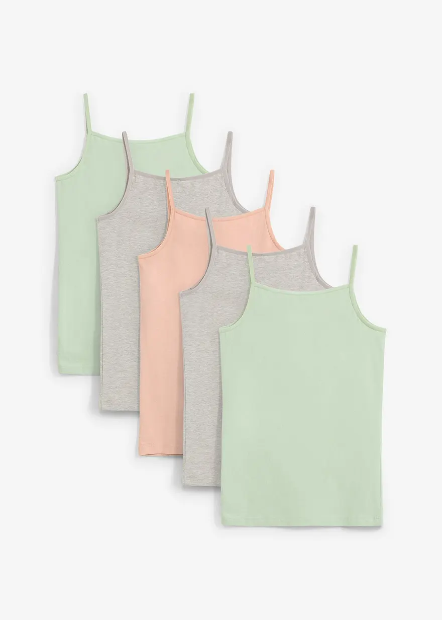 Unterhemd mit Bio-Baumwolle (5er Pack)