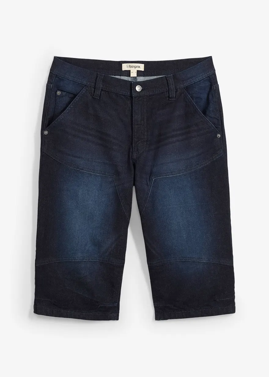 Long-Stretch-Jeans-Bermuda, Regular Fit