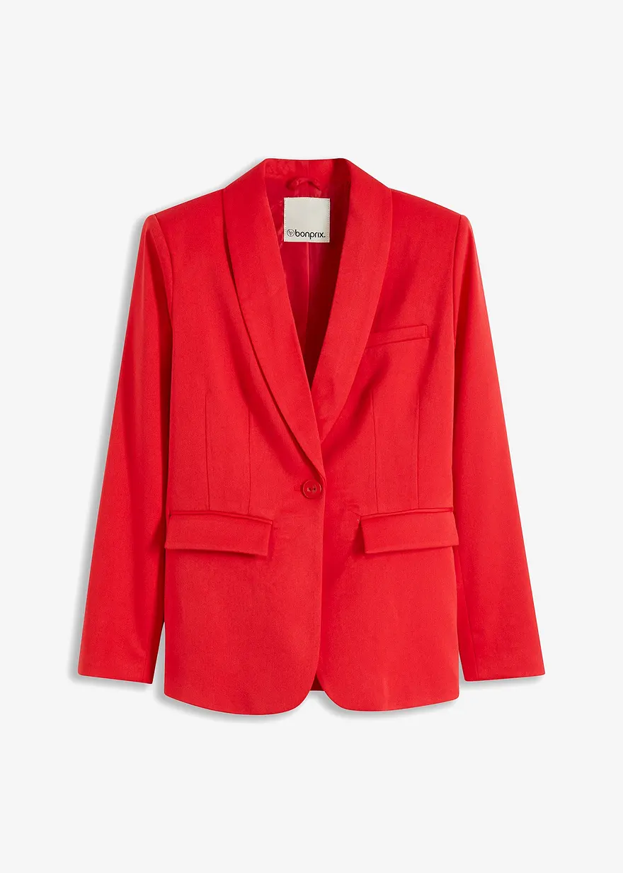 Blazer mit Schalkragen