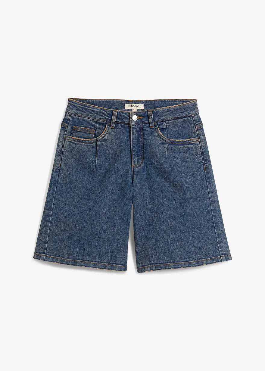 Jeans-Bermuda Mid Waist