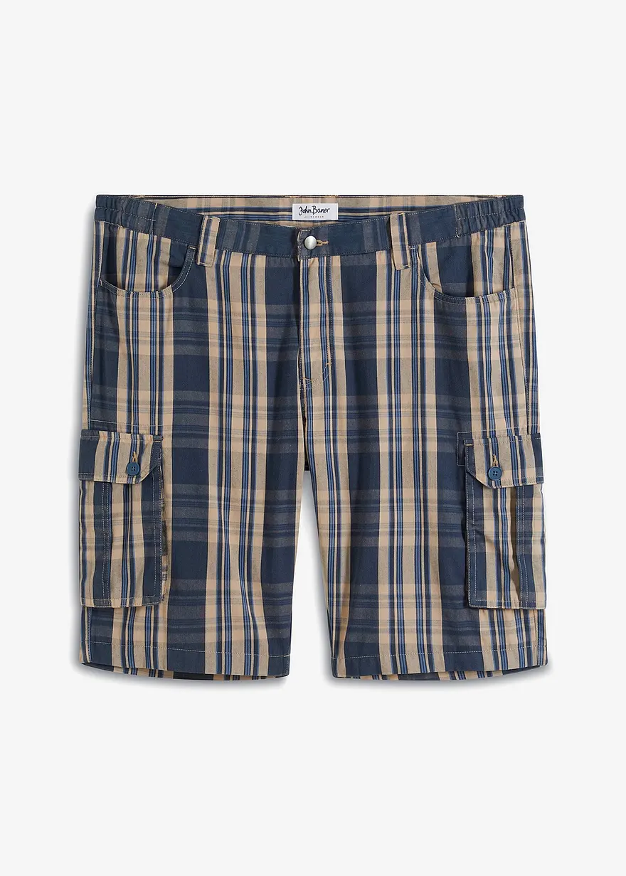 Cargo-Bermuda mit Gummizugbündchen, Loose Fit