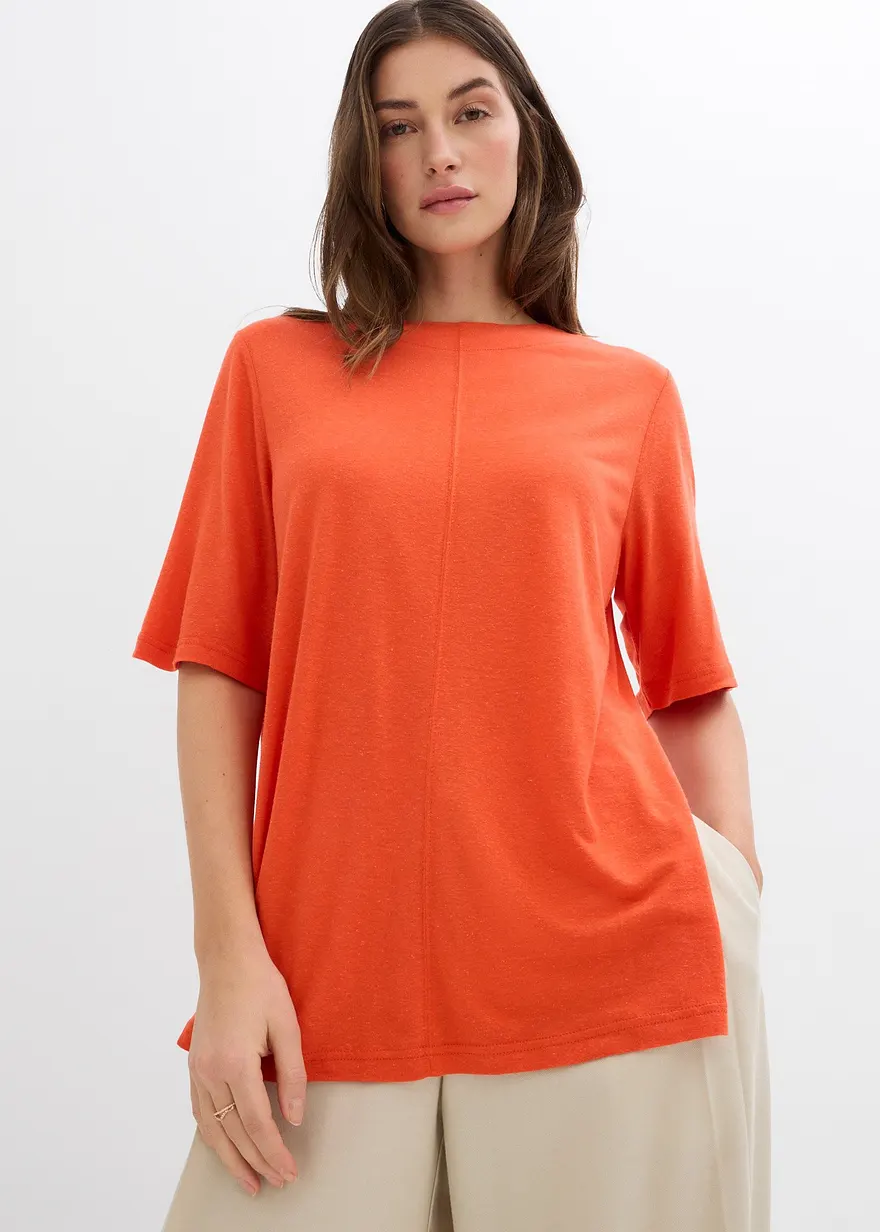 T-Shirt aus feiner Viskose