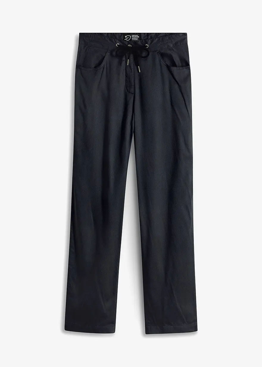 Leichte Cargohose aus fließendem Lyocell
