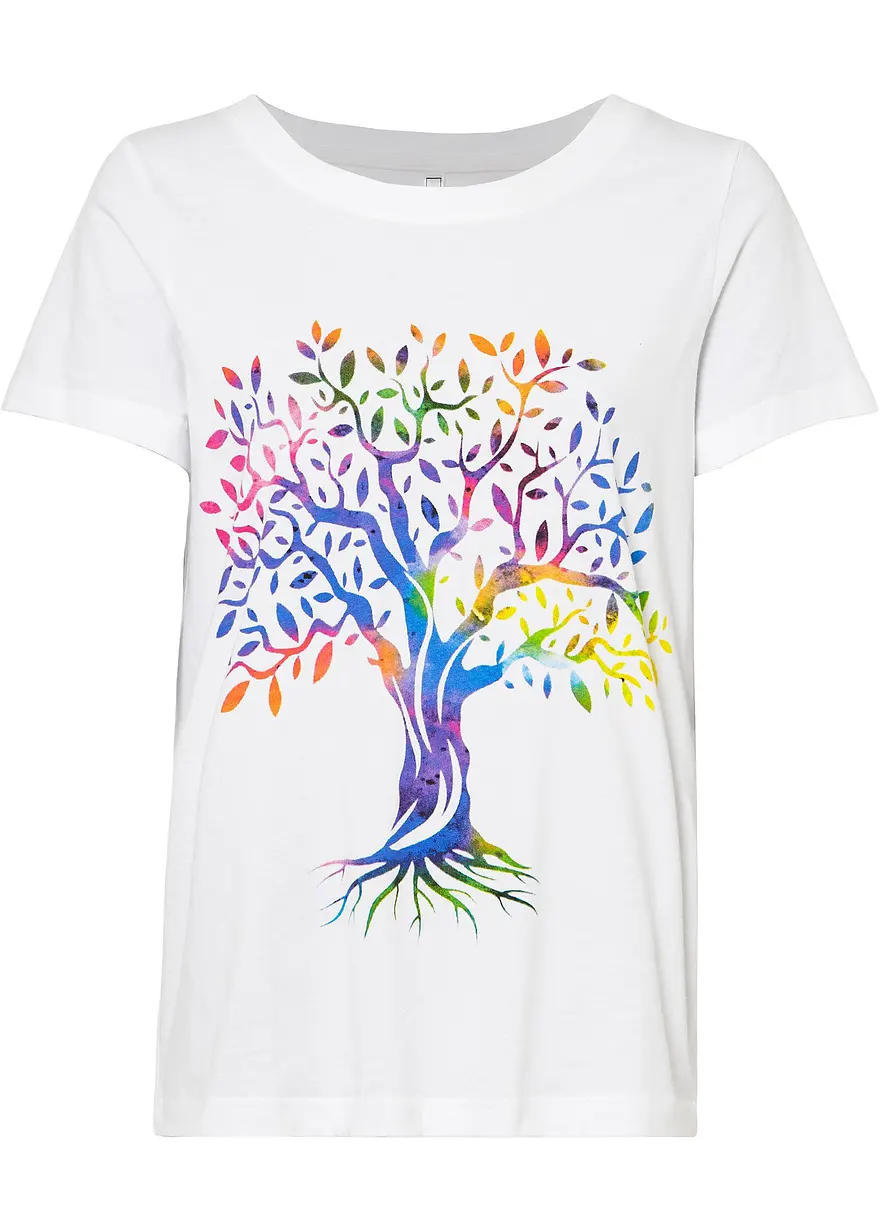 Bedrucktes T-Shirt aus Bio-Baumwolle