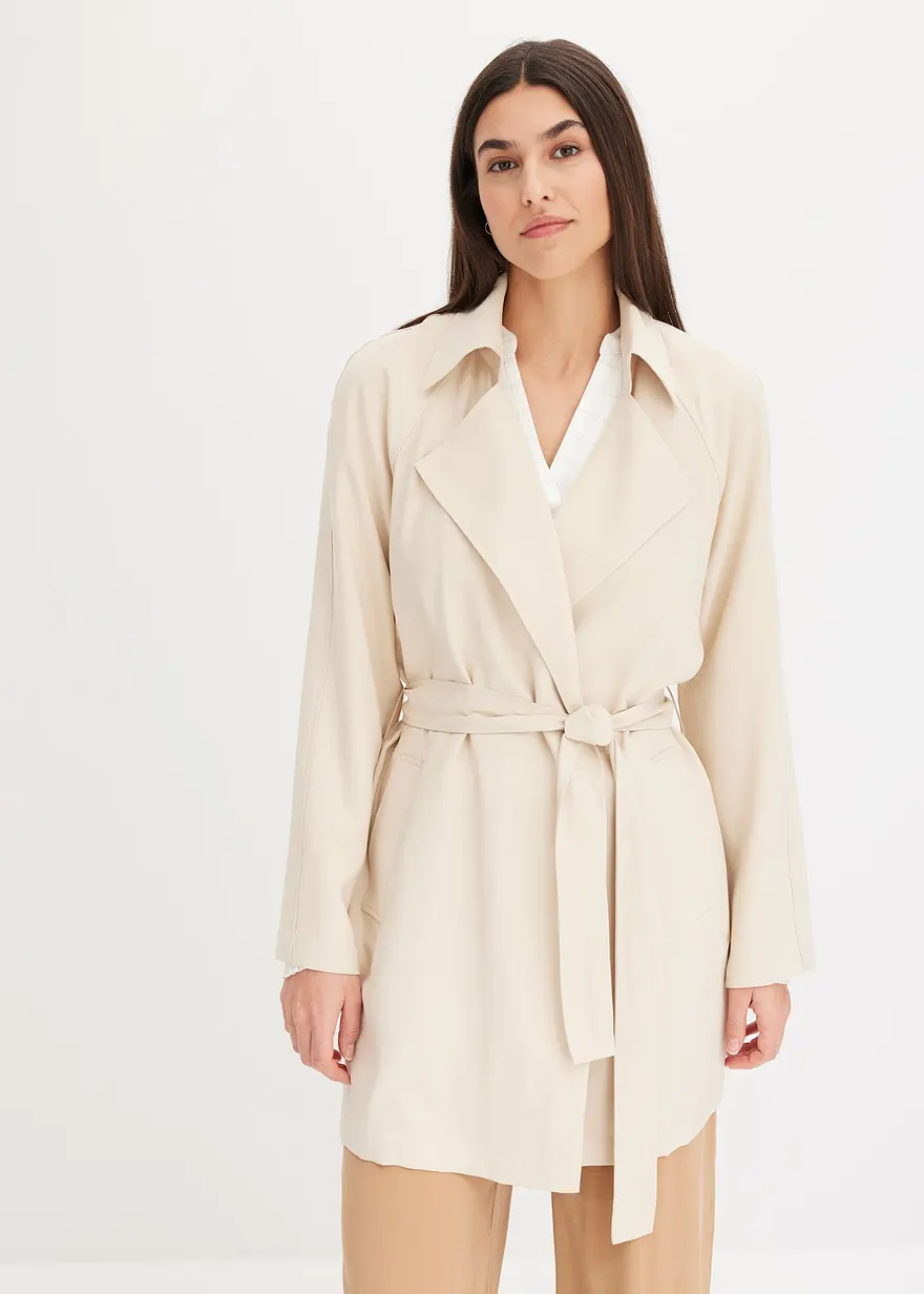 kurzer Trenchcoat