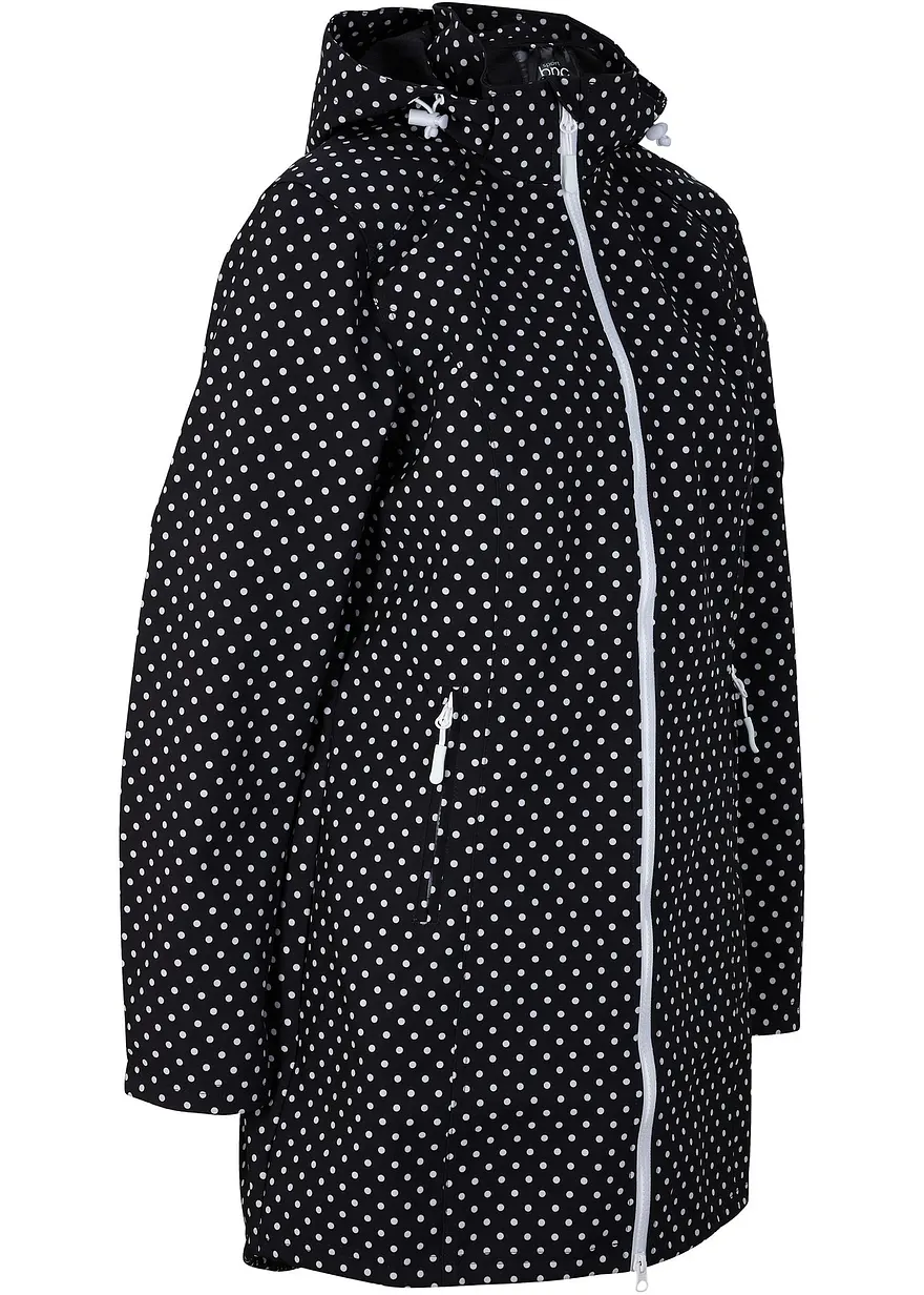 Leichte Softshell-Langjacke, wasserabweisend