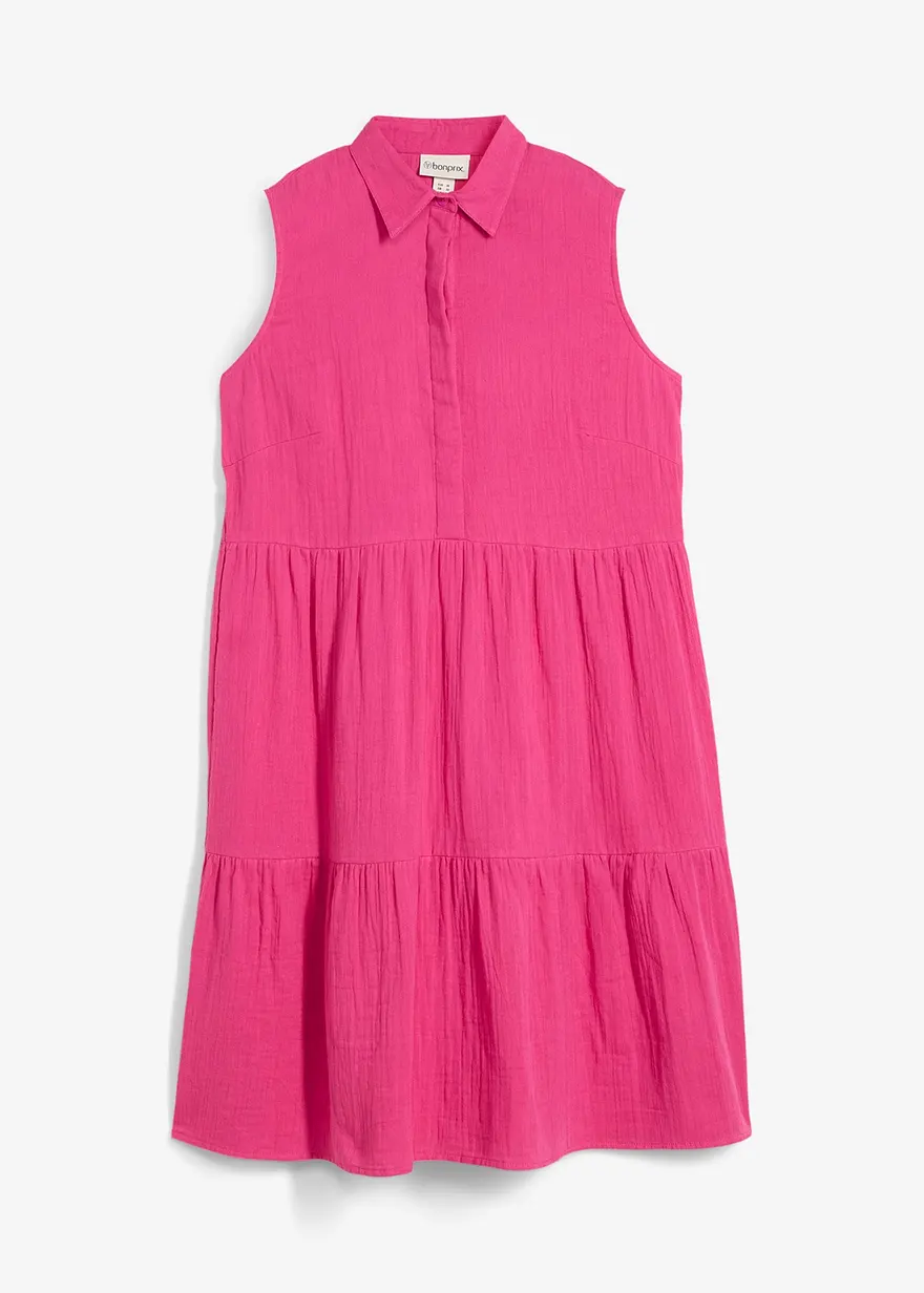 Tunika-Kleid aus luftigem Musselin