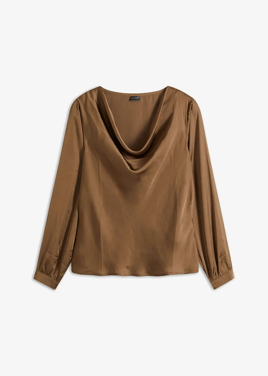 Bluse aus feinem Satin