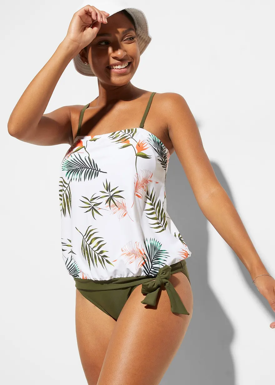 Bandeau-Tankini (2-tlg.Set) mit Multiway-Träger