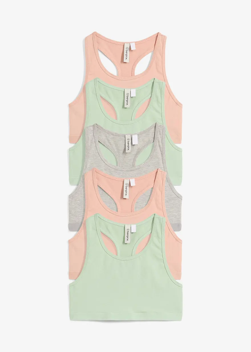 Bustier mit Bio-Baumwolle (5er Pack)