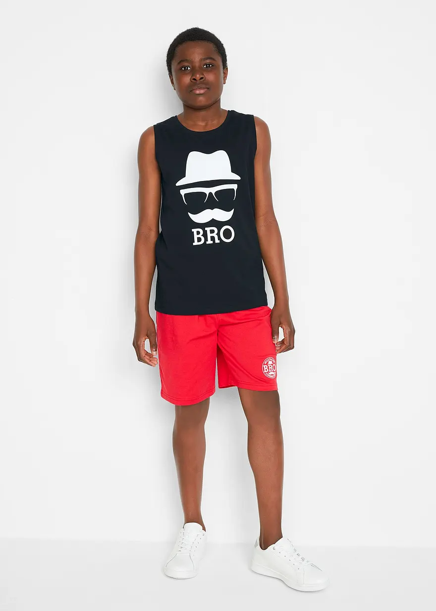 Tanktop und kurze Hose (2-tlg.Set) aus Bio Baumwolle