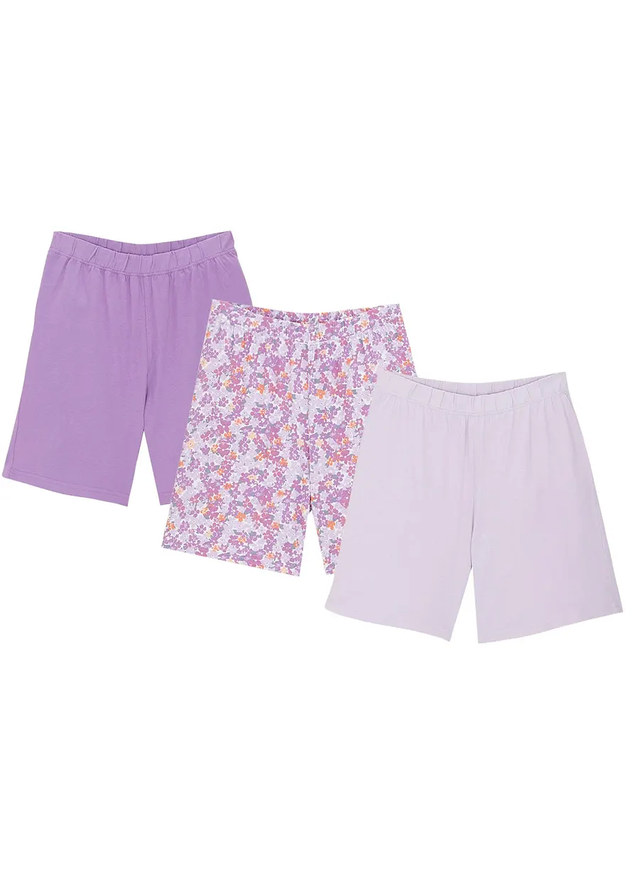 Jersey-Shorts aus reiner Bio-Baumwolle (3er Pack)