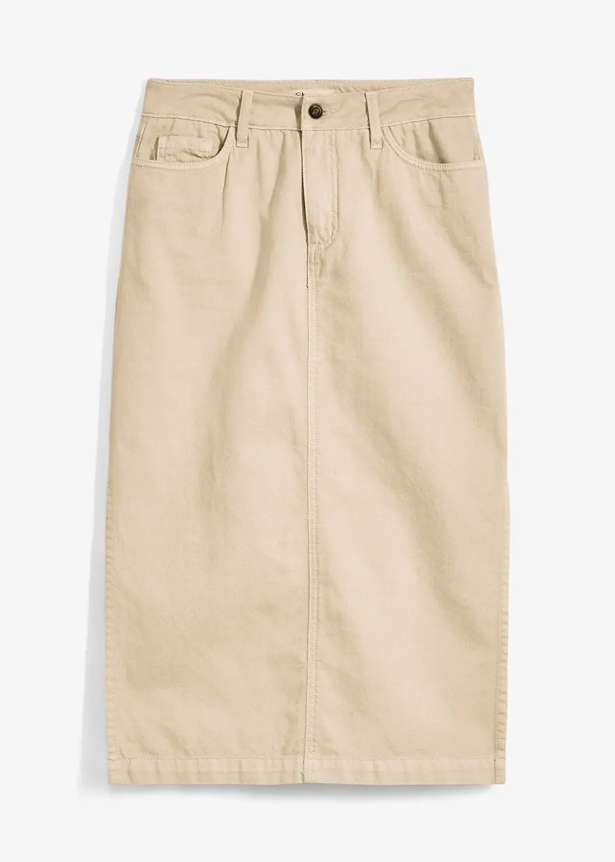 Twill-Rock aus reiner Baumwolle