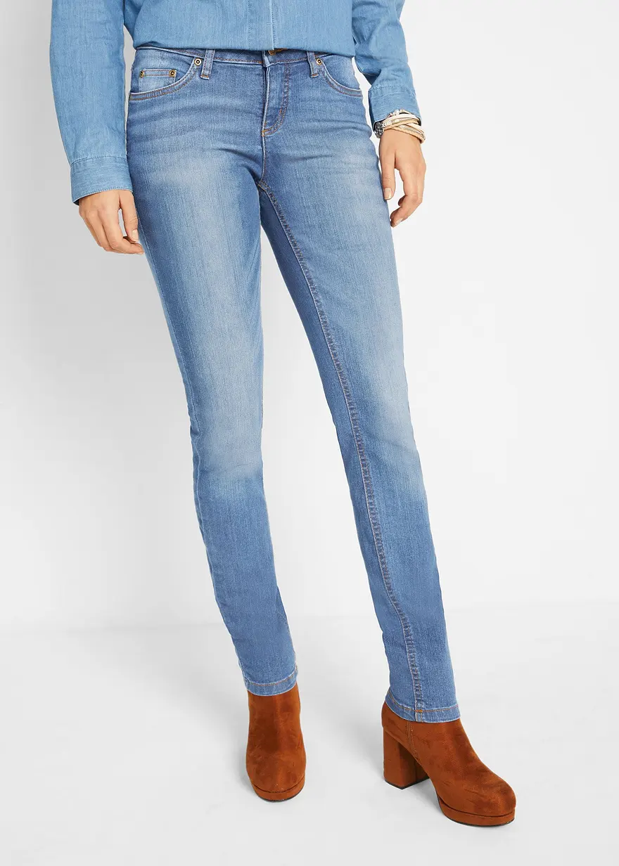 Skinny Jeans Mid Waist, Stretch