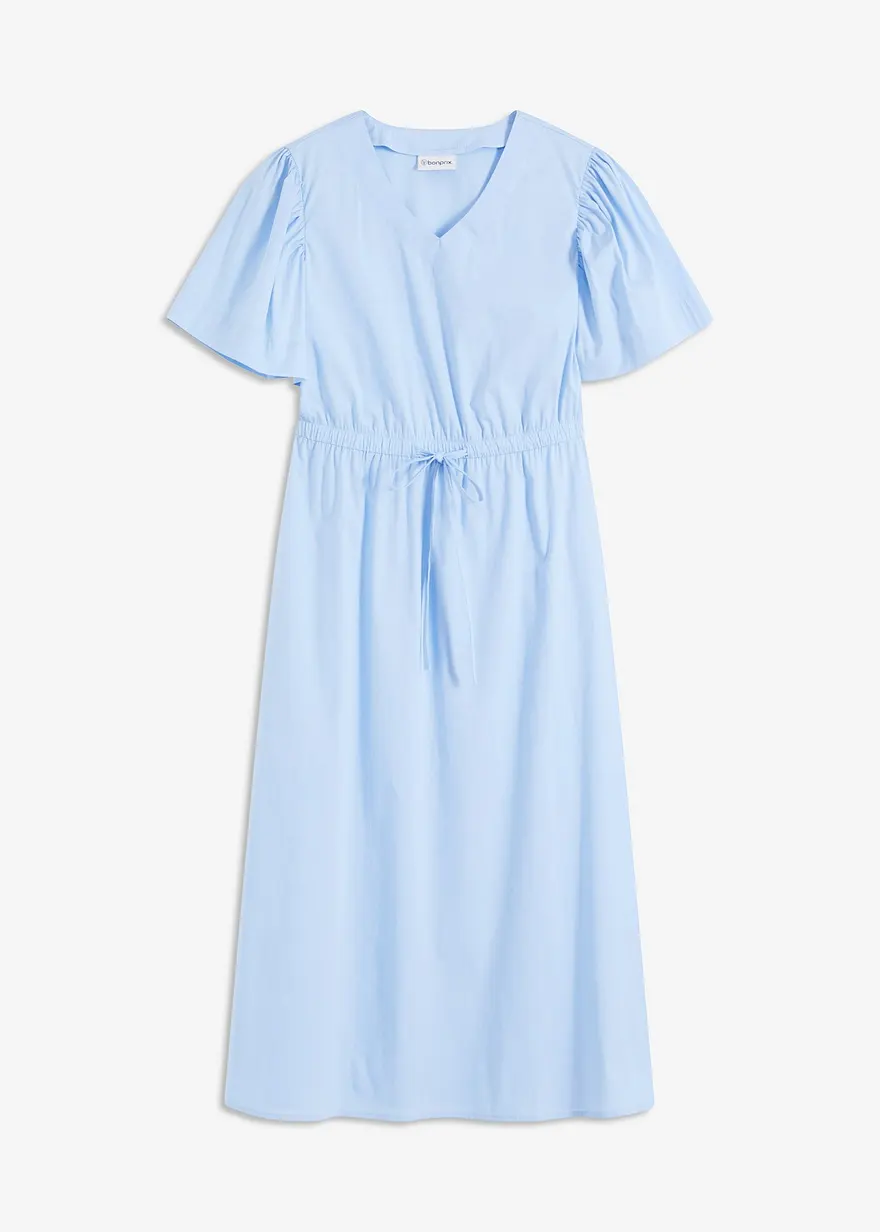 Midikleid mit weiten Ärmeln