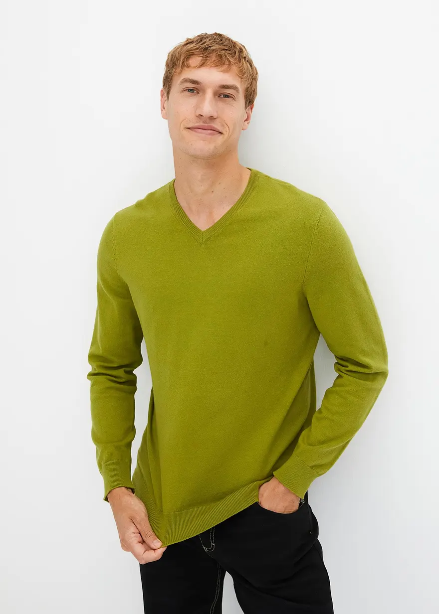 Feinstrickpullover in Regular Fit