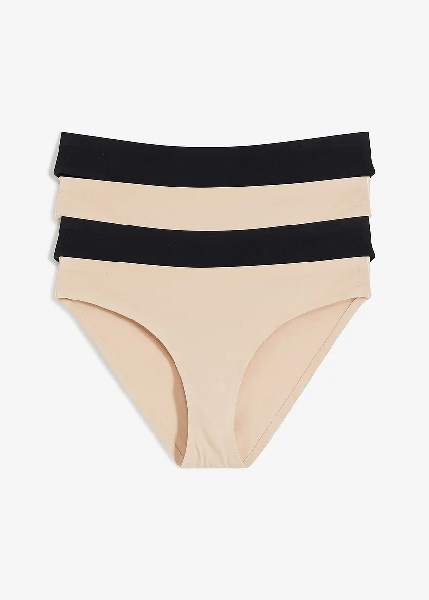 Slip ohne sichtbare Abdrücke aus Bio-Baumwolle (4er Pack)