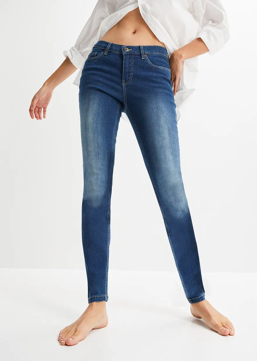 Skinny Jeans Mid Waist, Stretch