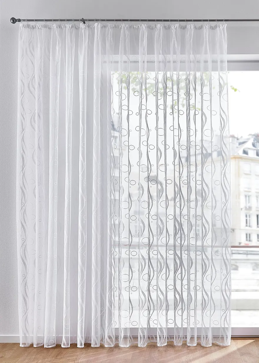 Jacquard Gardine (1er-Pack)
