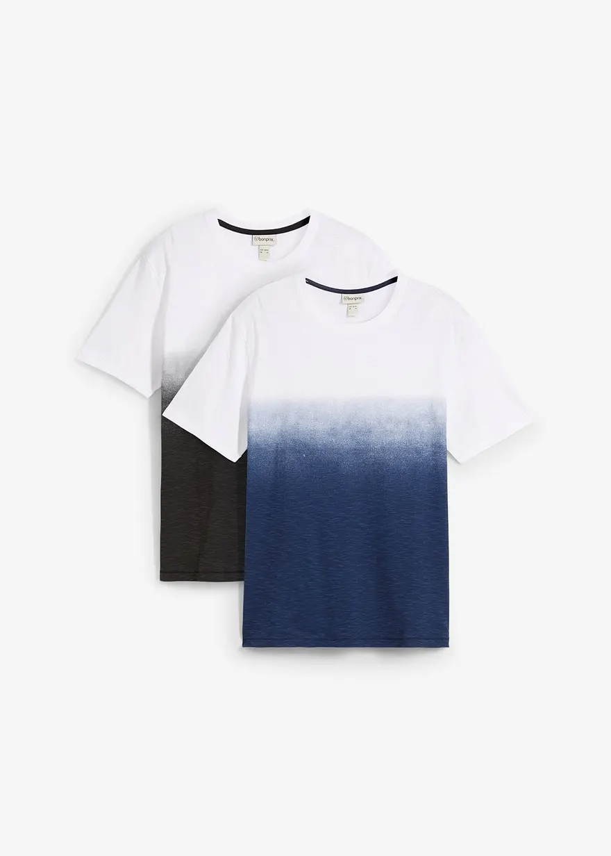 T-Shirt (2er Pack) aus reiner Baumwolle