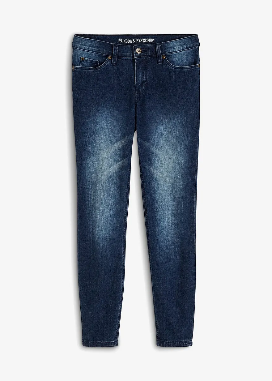 Skinny-Jeans, Mid Waist, cropped