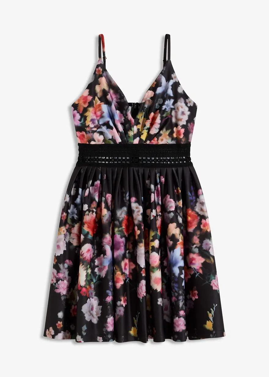 Minikleid mit Häkel-Einsatz
