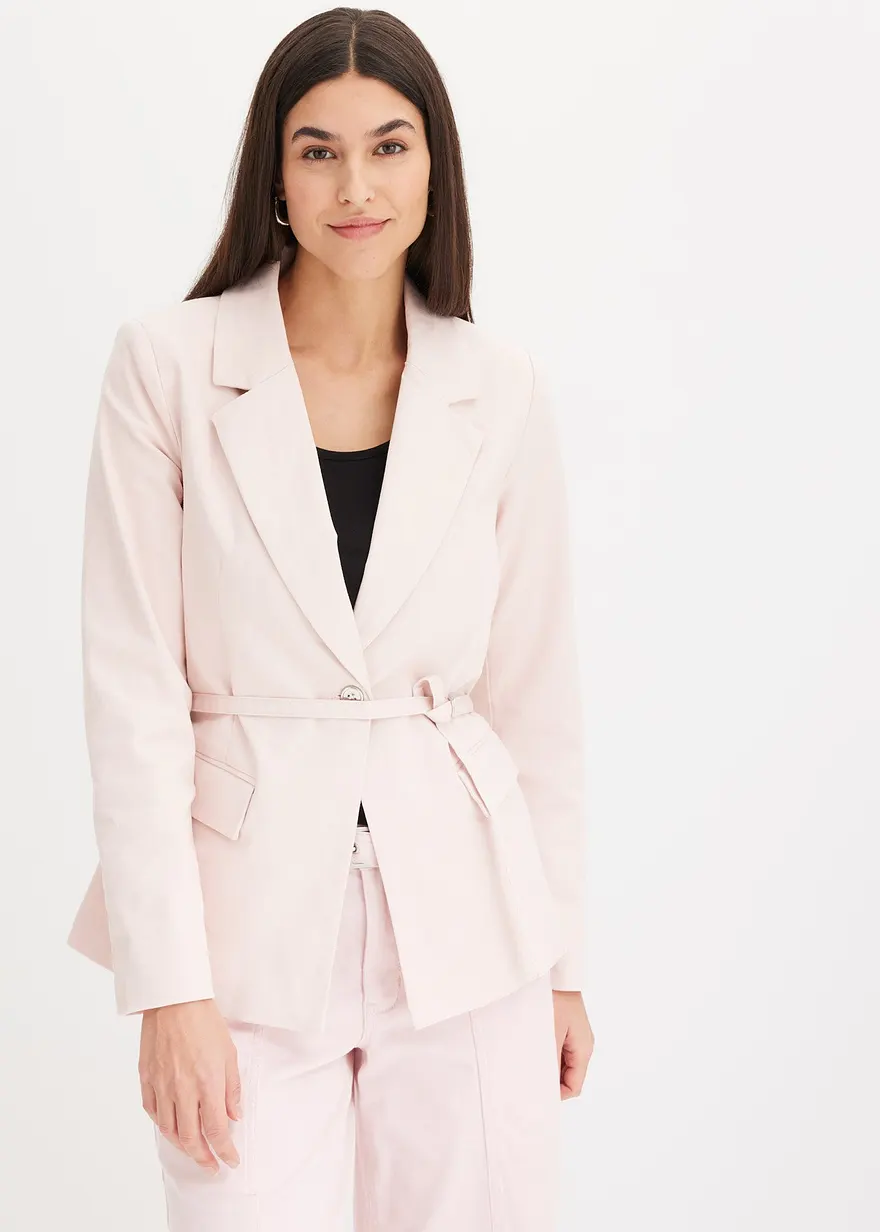 Blazer mit Bindegürtel