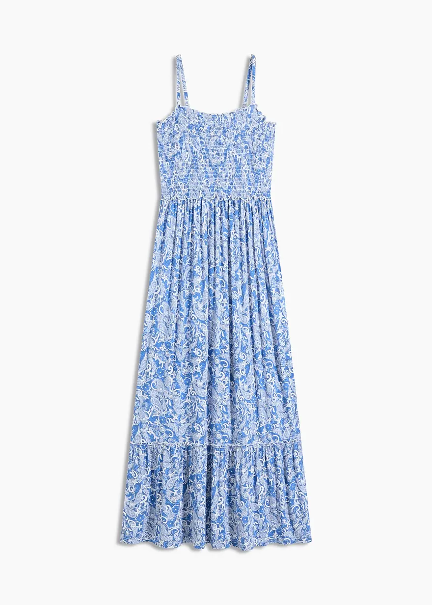 Trägerkleid aus Viskose-Mix