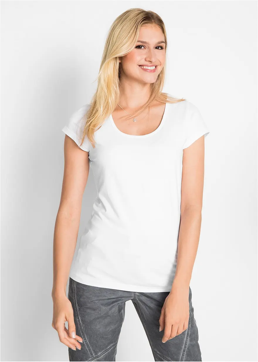 Figurbetontes T-Shirt