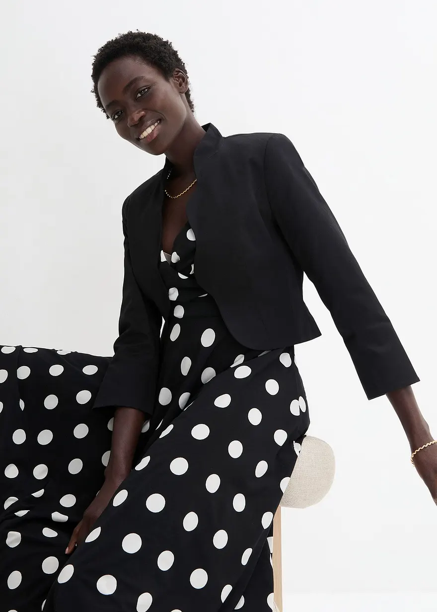 Bolero mit Wellenkante