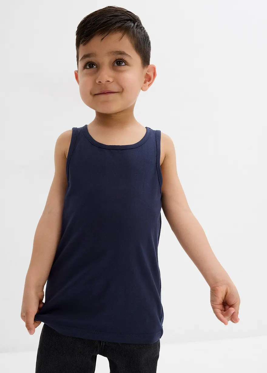 Tanktop mit Baumwolle (3er Pack)