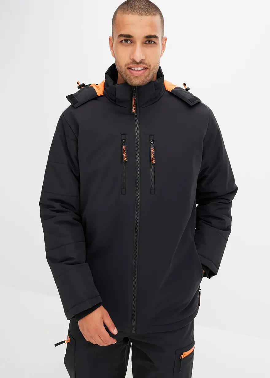 wasserdichte Funktions-Jacke mit Softshell