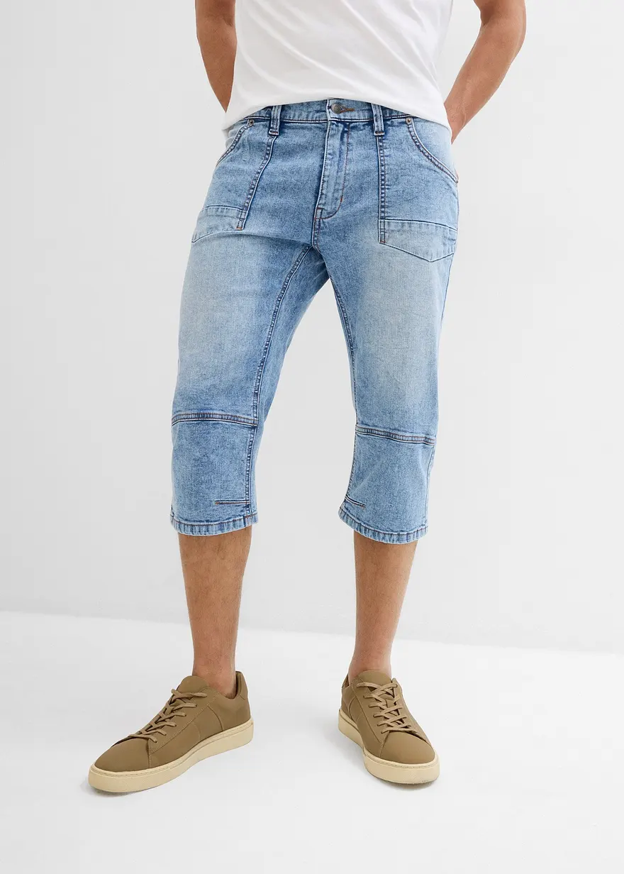 Regular Fit 3/4-Stretch-Jeans, Straight