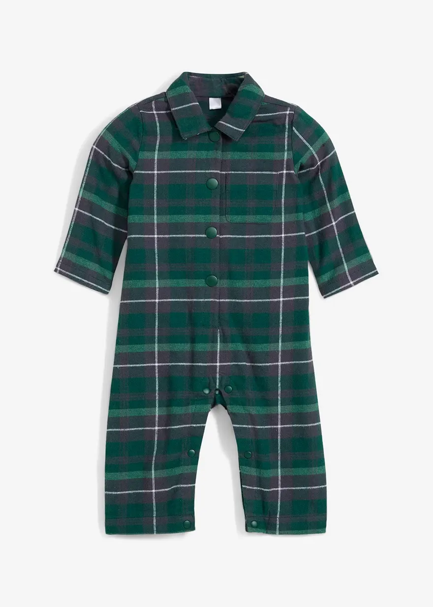 Flanell-Overall aus reiner Baumwolle