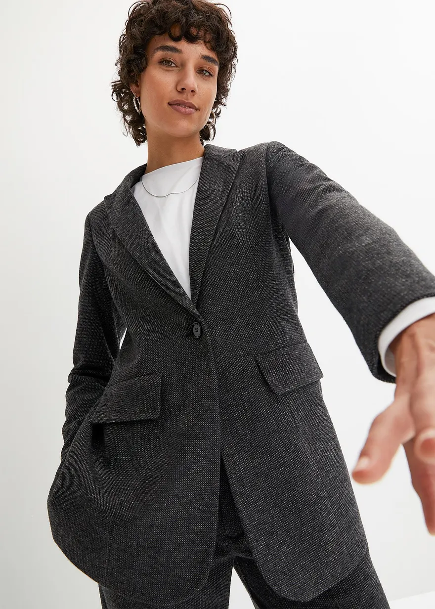 Blazer in Wolloptik