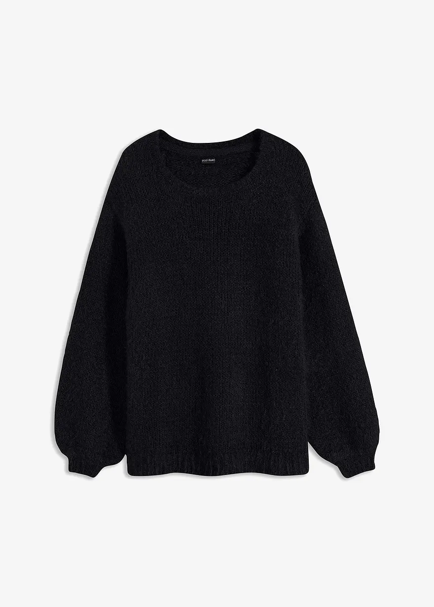 Oversize-Pullover aus Flauschgarn