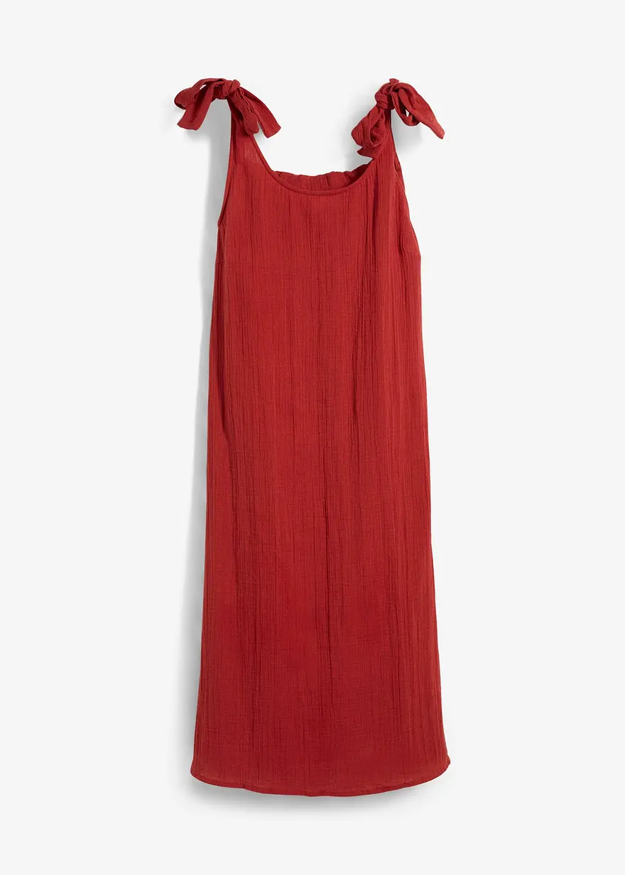 Trägerkleid aus weichem Musselin