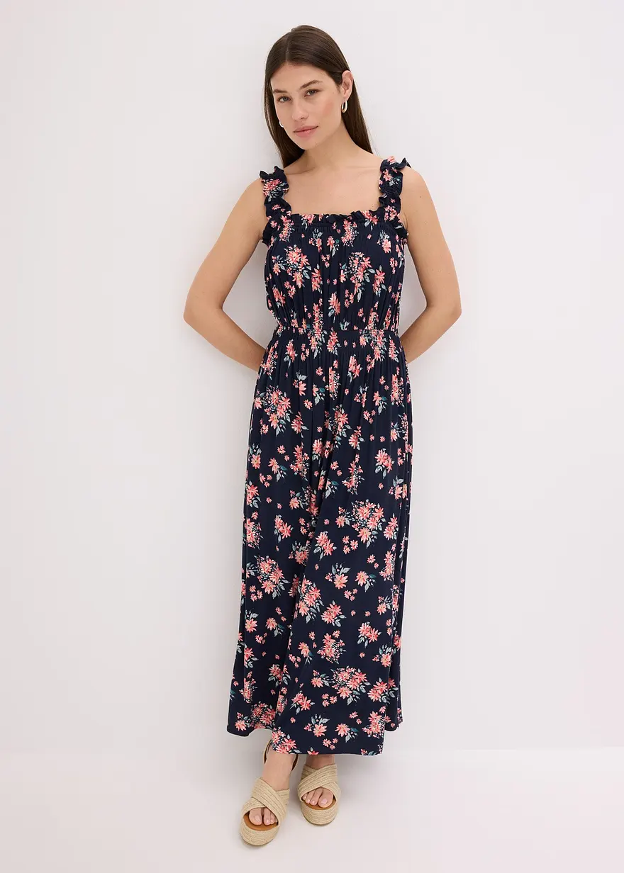 bedrucktes Maxikleid