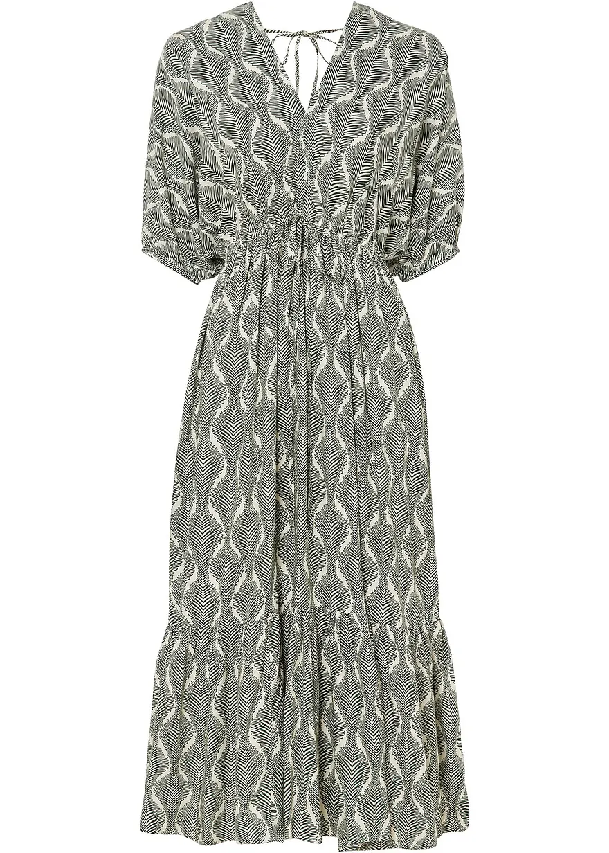 Maxikleid aus fließender Viskose