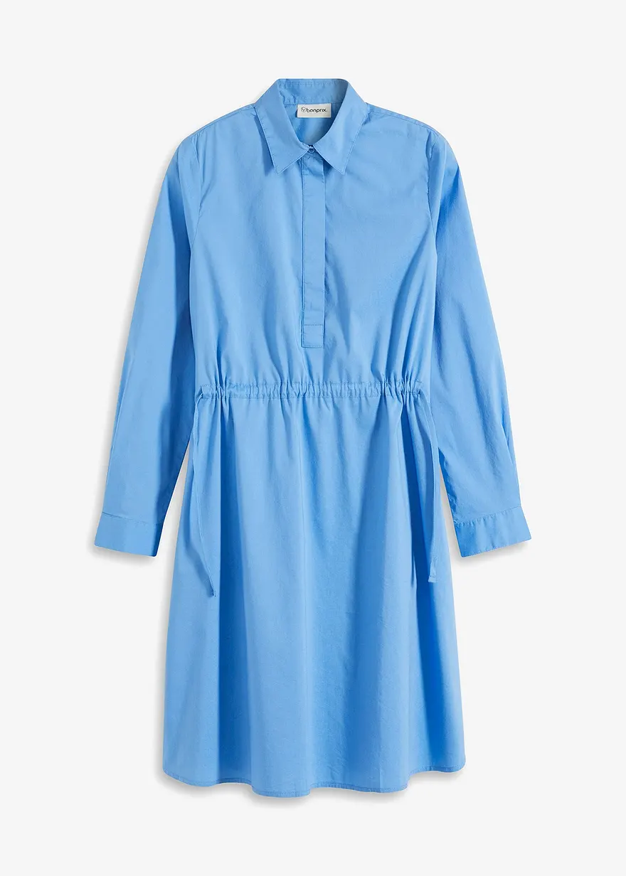 Hemdblusenkleid aus Popeline