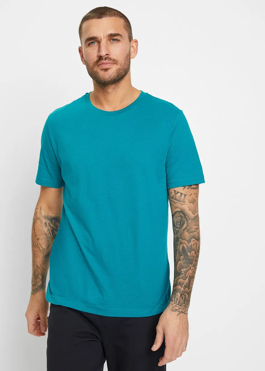 T-Shirt (2er Pack) aus reiner Baumwolle