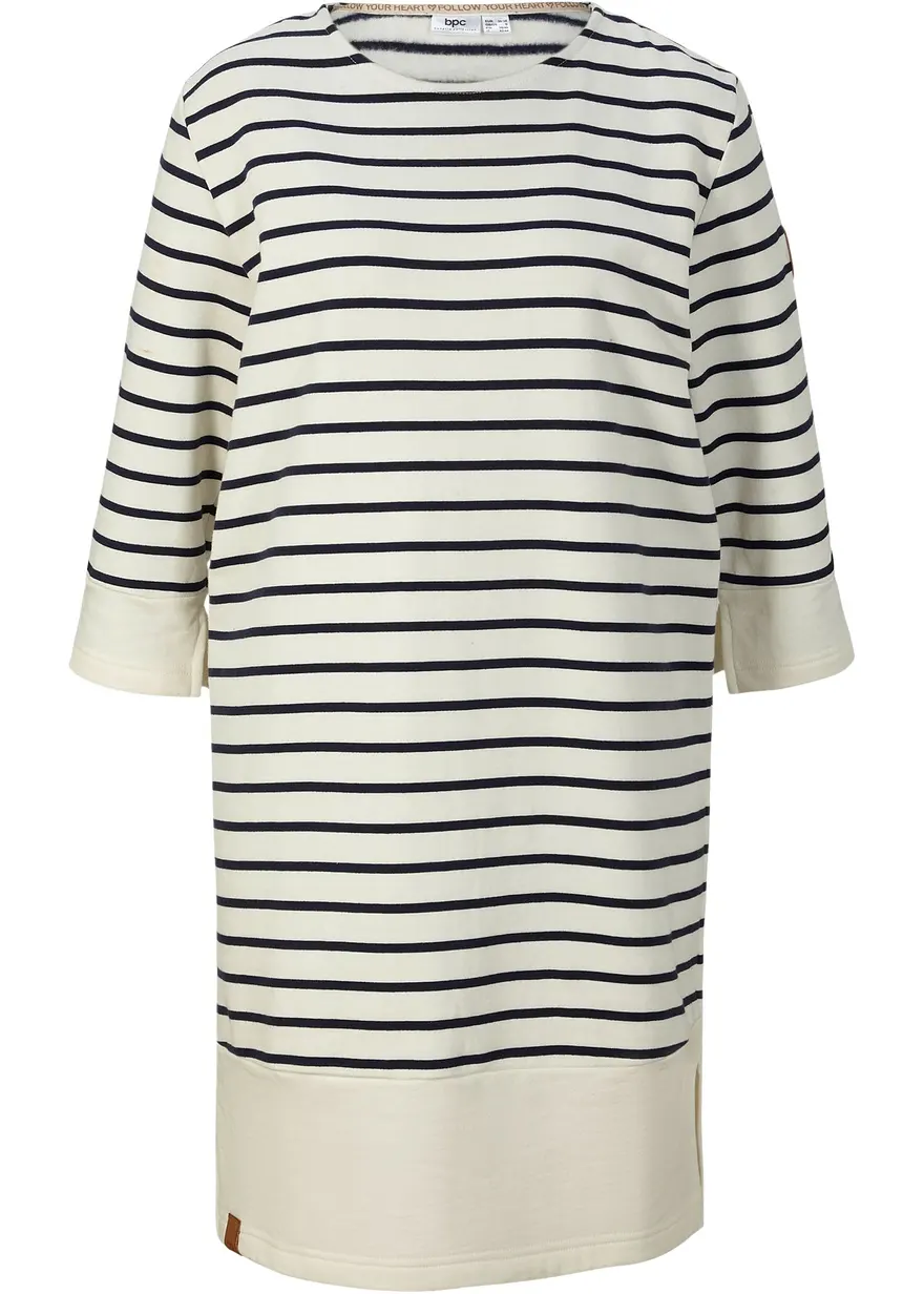 Sweatkleid aus reiner Baumwolle