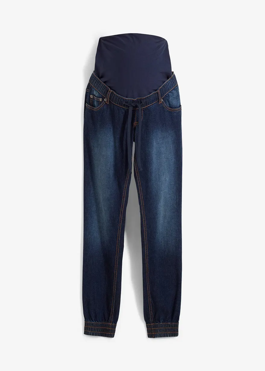Umstands-Denimjogger aus Bio-Baumwolle