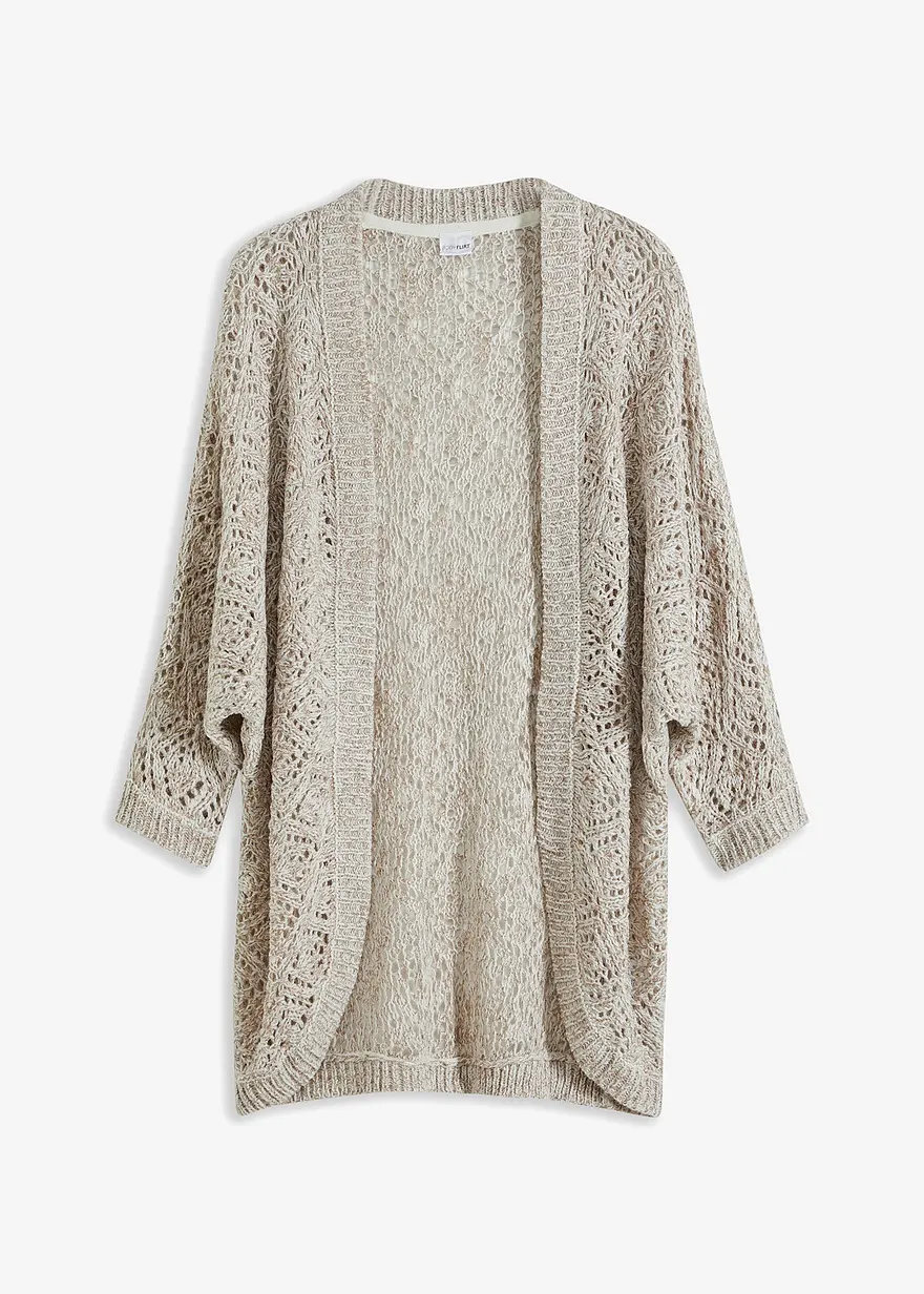 Ajour-Strickjacke