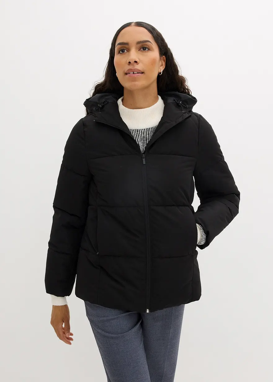 Wattierte Steppjacke, kurz