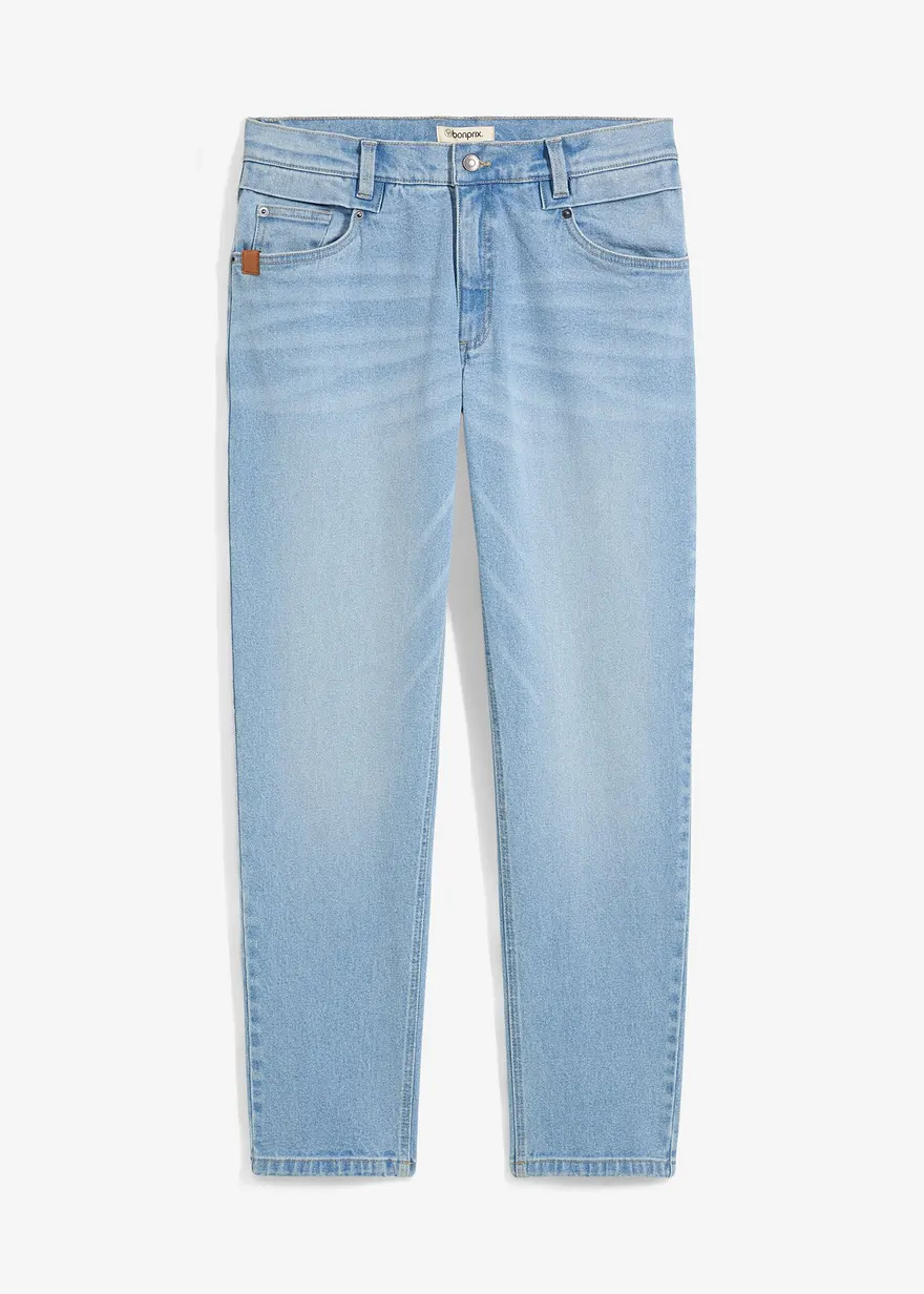 Relaxed Fit Stretch-Jeans aus schwerem, robustem Denim, Tapered