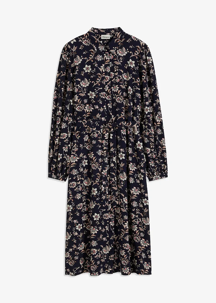 bedrucktes Midikleid