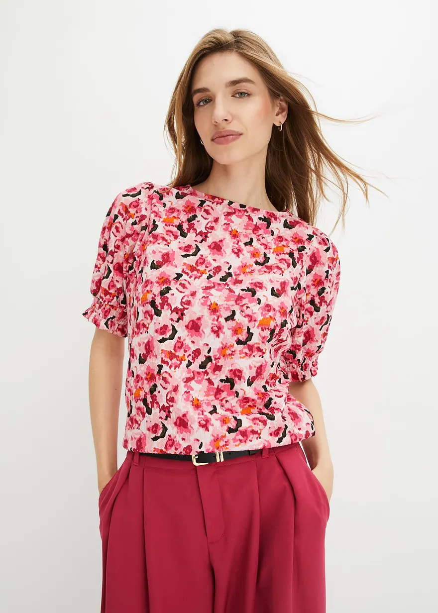 Shirt aus leichtem Crêpe