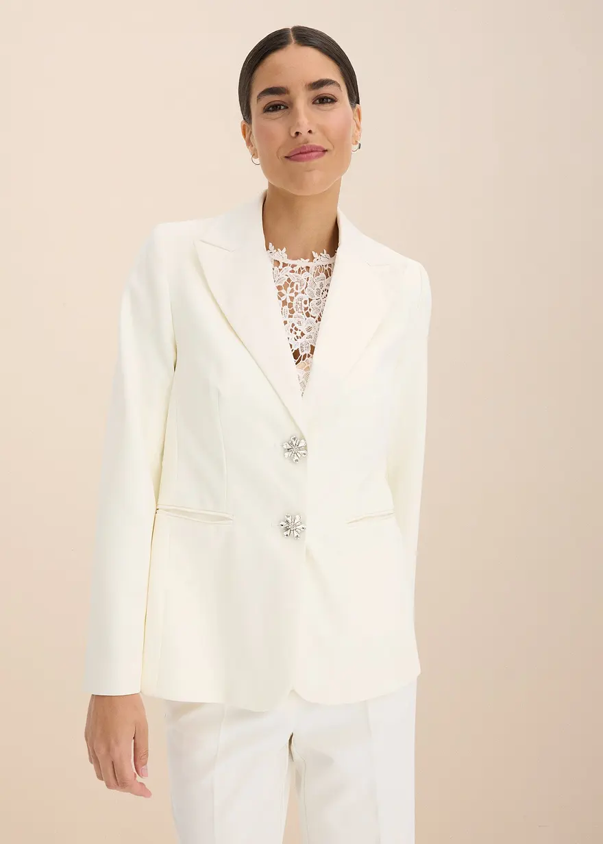 Blazer mit Schmuckknöpfen