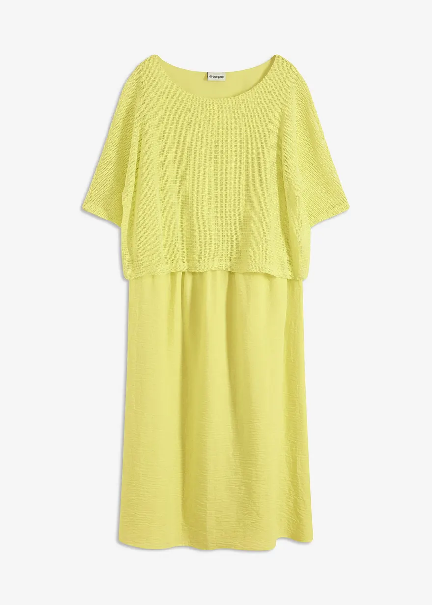 Kleid in 2 in 1 Optik